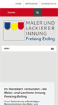 Mobile Screenshot of malerinnung-fs-ed.de